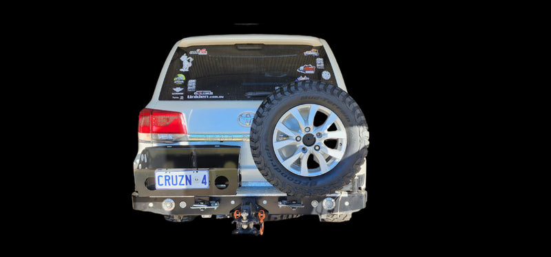 Twin Wheel Carrier Rear Bar (Bar Only, No Arms) Suitable For Toyota 200 Series Landcruiser 2015-2021
