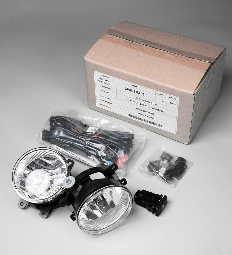 004, 078 Halogen Fog Lamp Kit - SKU MCC-8008-004078FOG