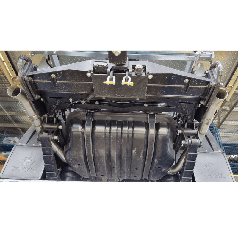 Torqit 3.5″ Twin Exit Exhaust for Toyota 79 Series 4.5L Single Cab (2016–2024)