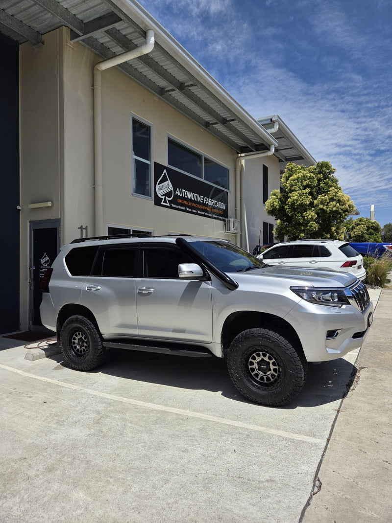 Toyota Prado 150 Series 4" Short Entry Stainless Steel Snorkel Kit