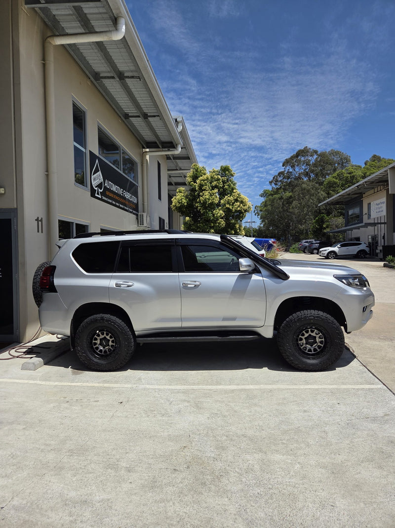 Toyota Prado 150 Series 4" Short Entry Stainless Steel Snorkel Kit