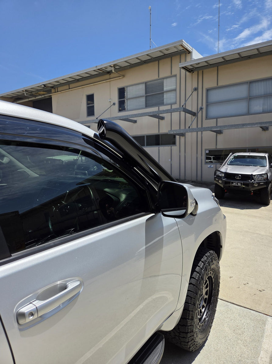 Toyota Prado 150 Series 4" Short Entry Stainless Steel Snorkel Kit
