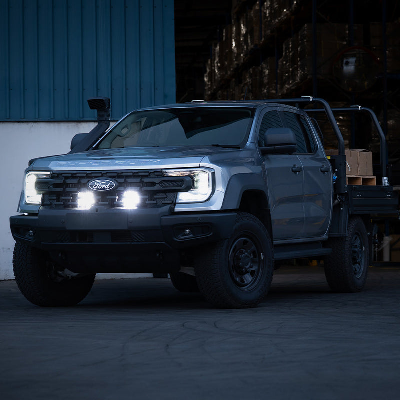 Bushranger Behind Grille Light Kit - Ford Ranger Super Duty MY25 on