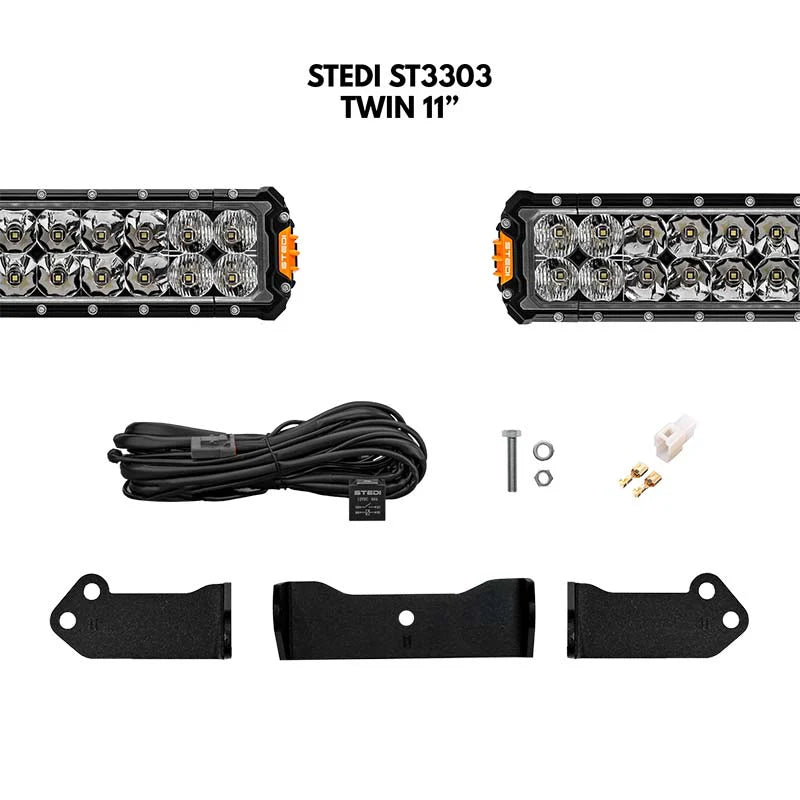 TrailBait All-New VW Amarok Behind-Grille Light Bar