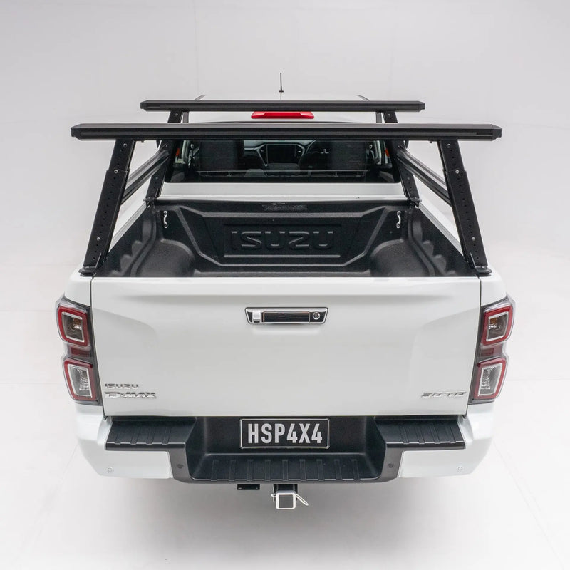 HSP Load Rack Pro Ladder Rack Suits Isuzu D-Max Gen 3 MY21+ Dual Cab Tub – Full Set (Front & Rear Legs + Joiner Bar) 1410-LR2-S