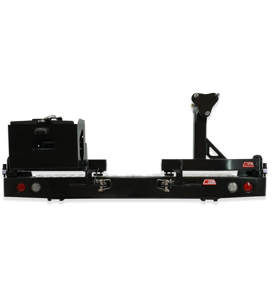 All New Everest 2022-On - 022-02 Rear Wheel Carrier Single Jerry Can Holder Package - SKU MCC-05012-202PK2