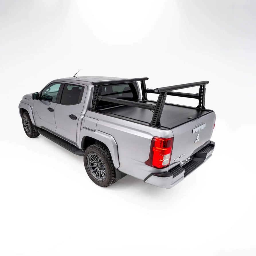 HSP Load Rack Pro Ladder Rack suits Mitsubishi Triton MV 2024+ Roll R Cover S3.5 – Full Set (Front & Rear Legs + Joiner Bar) 2010-LR2-S-RC