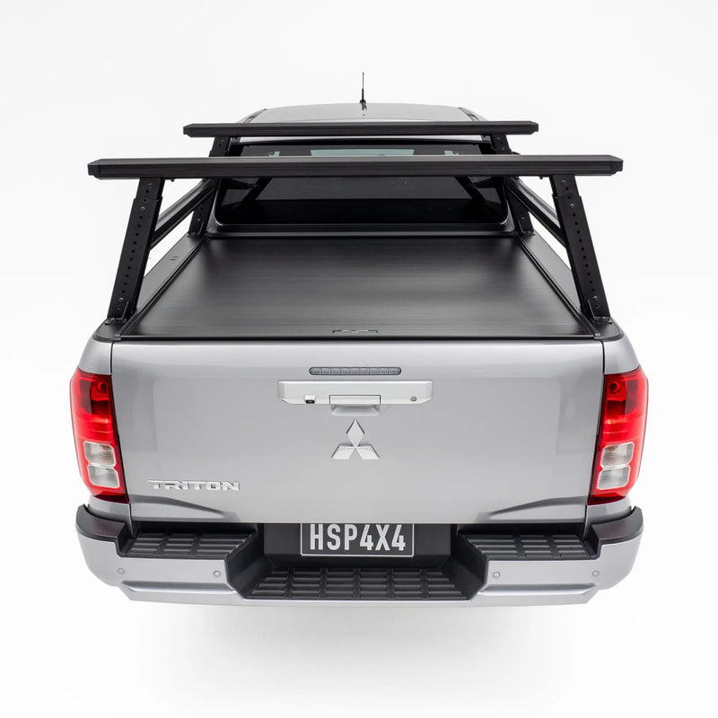 HSP Load Rack Pro Ladder Rack suits Mitsubishi Triton MV 2024+ Roll R Cover S3.5 – Full Set (Front & Rear Legs + Joiner Bar) 2010-LR2-S-RC