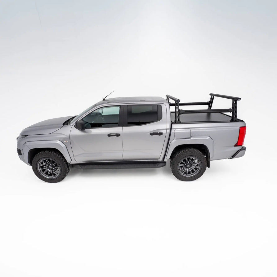 HSP Load Rack Pro Ladder Rack suits Mitsubishi Triton MV 2024+ Roll R Cover S3.5 – Full Set (Front & Rear Legs + Joiner Bar) 2010-LR2-S-RC