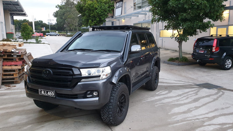 Toyota Landcruiser 200 Series 4" DUAL Stainless Steel Snorkel Kit (Short Entry)