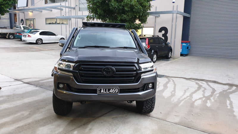 Toyota Landcruiser 200 Series 4" DUAL Stainless Steel Snorkel Kit (Short Entry)