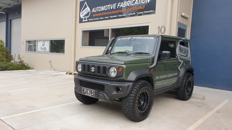 Suzuki Jimny Dual 3.5" Stainless Steel Snorkel Kit