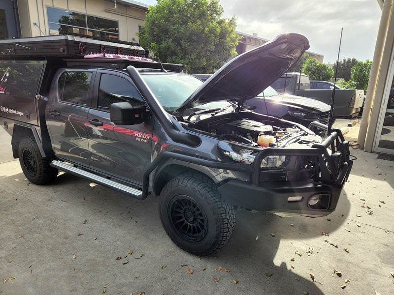 Toyota Hilux N80 4" Stainless Steel Snorkel Kit (Long) "Toyota Factory Replacement"