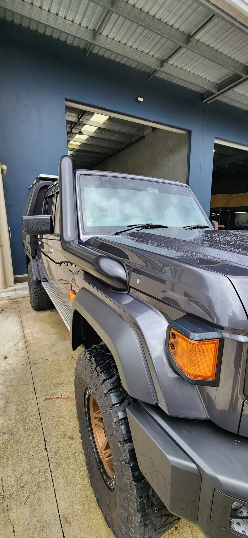 2024+Toyota Landcruiser VDJ76-79 Series 5" Stainless Steel Snorkel Kit
