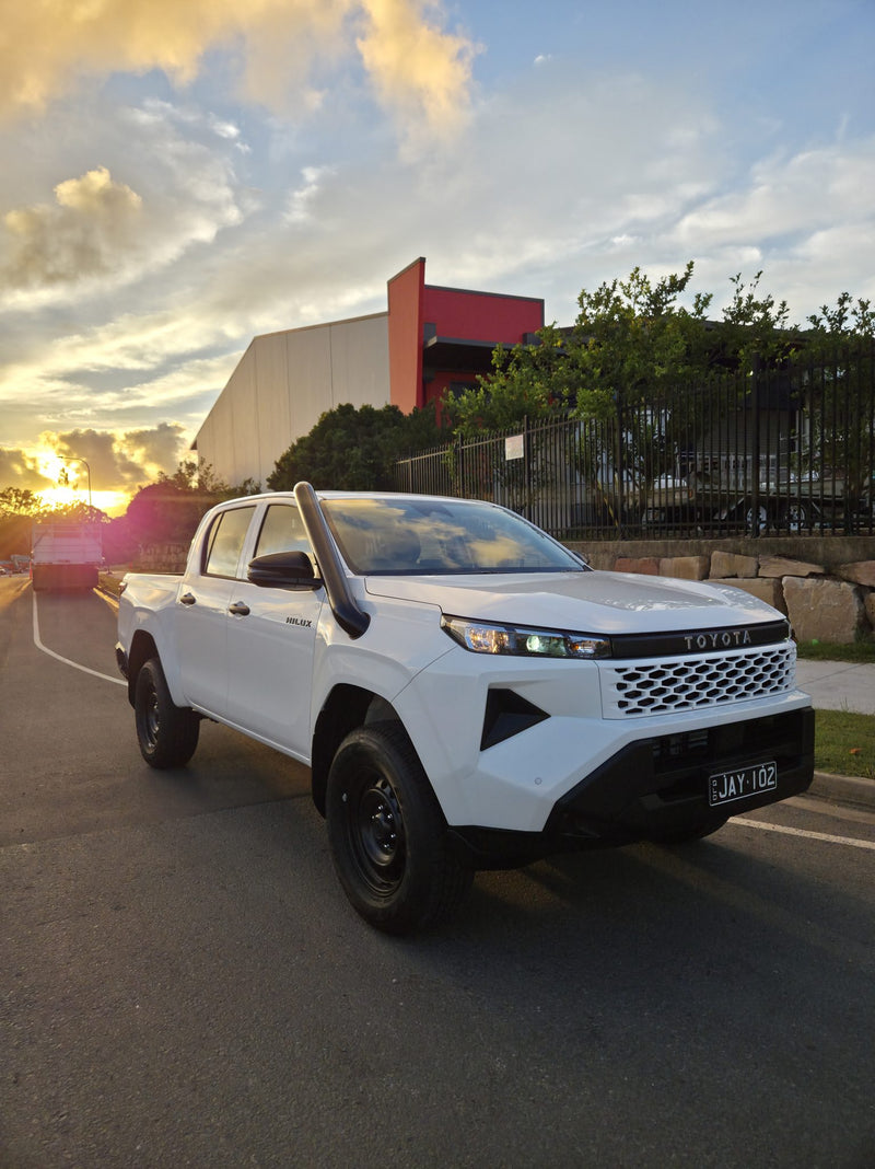 Toyota Hilux N90 Dual 4" Stainless Steel Snorkel Kit (Short)