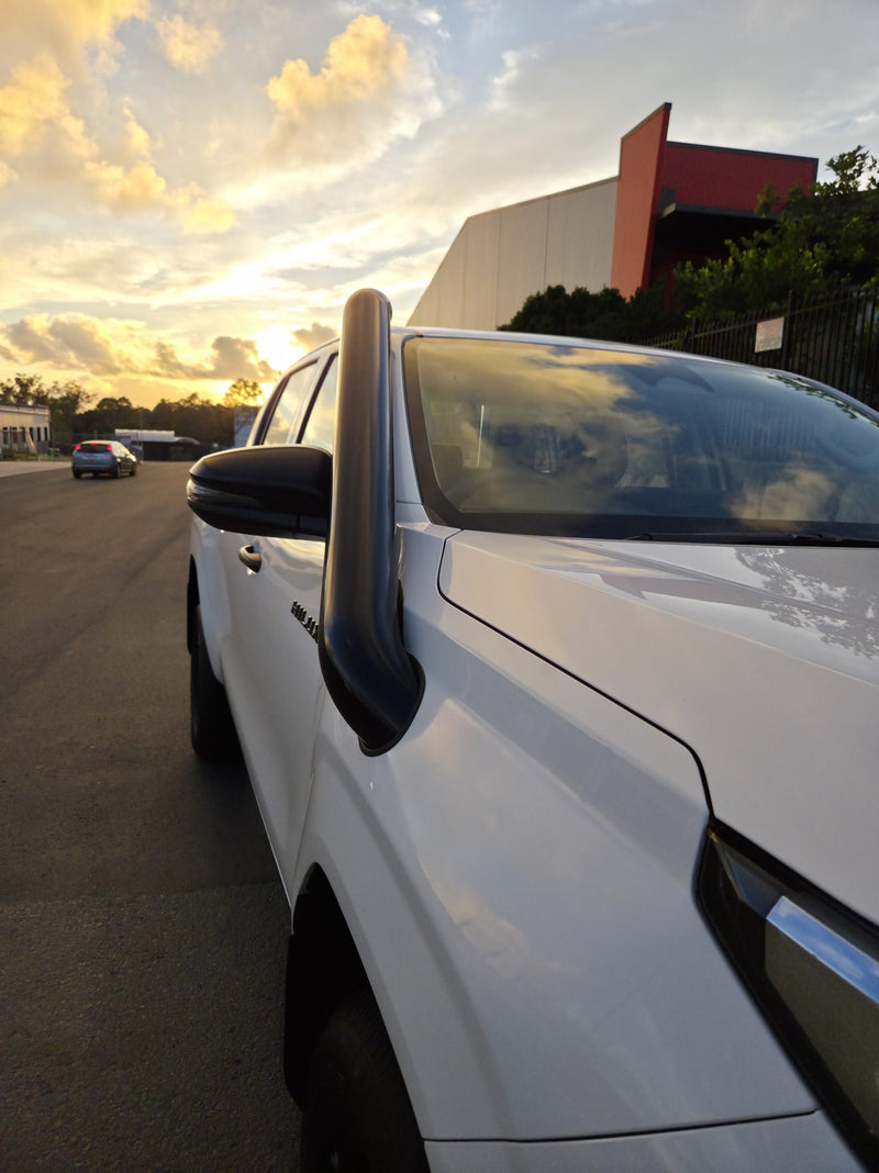 Toyota Hilux N90 Dual 4" Stainless Steel Snorkel Kit (Short)