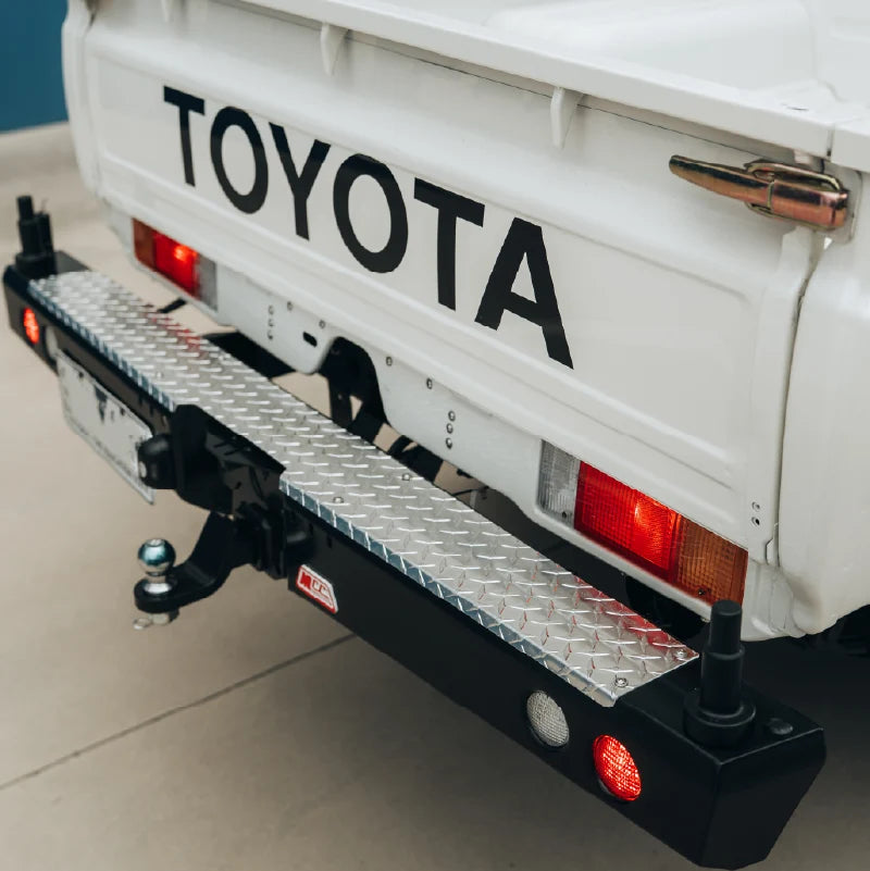 Land Cruiser 79 series UTE 1984-2007 -02022 Rear Wheel Carrier Double Jerry Can Holder Package