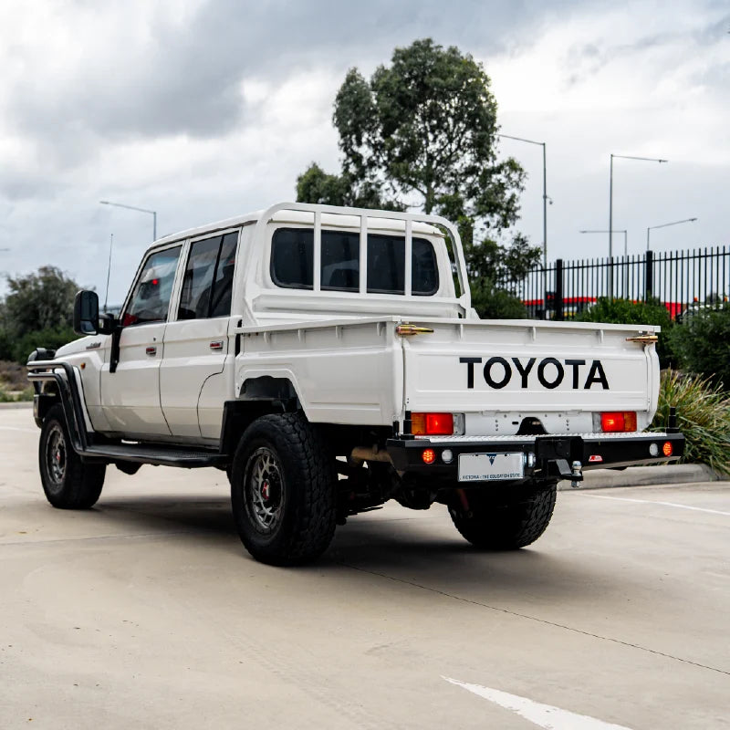 Land Cruiser 79 series UTE 1984-2007 -02022 Rear Wheel Carrier Double Jerry Can Holder Package