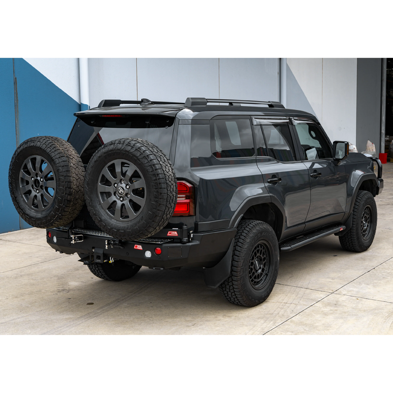 Prado 250 2025-On 022-02 Rear Wheel Carrier Dual Wheels Carrier Package (Sand Black)