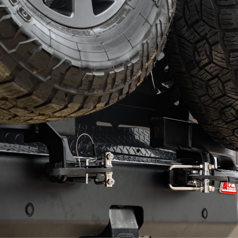Prado 250 2025-On 022-02 Rear Wheel Carrier Dual Wheels Carrier Package (Sand Black)
