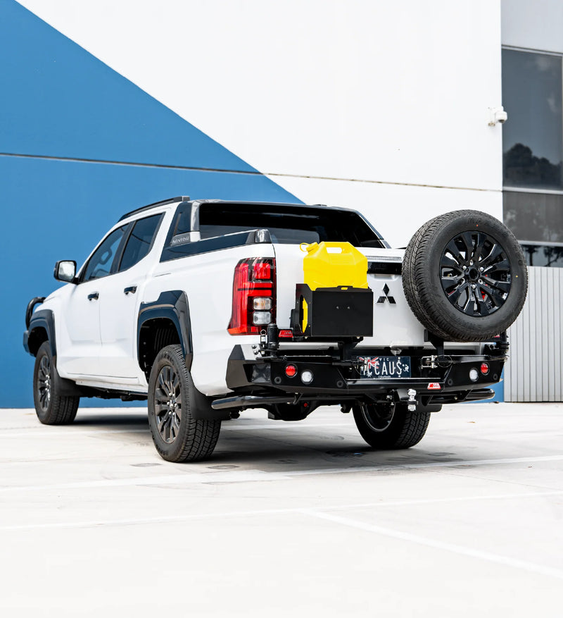 Triton MV 2024-On 022-02 Rear Wheel Carrier Single Jerry can Holder Package
