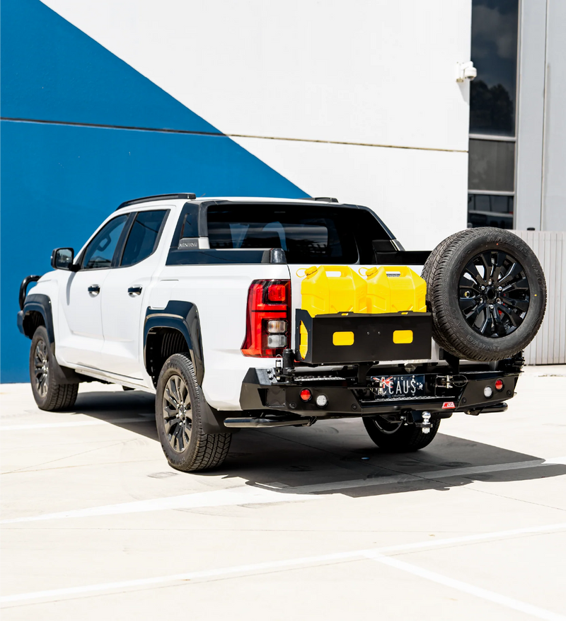 Triton MV 2024-On 022-02 Rear Wheel Carrier Double Jerry Can Holder Package