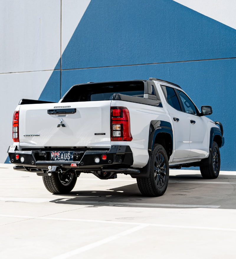 Triton MV 2024-On 022-02 (Lane Assist Compatible) 022-02 Rear Wheel Carrier Bar Only with Side Tube Protection Package