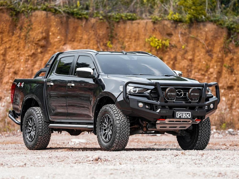 PIAK Genesis 4x4 Loop Bull Bar | Orange Recovery & Grey Bash – Mazda BT-50 2020+