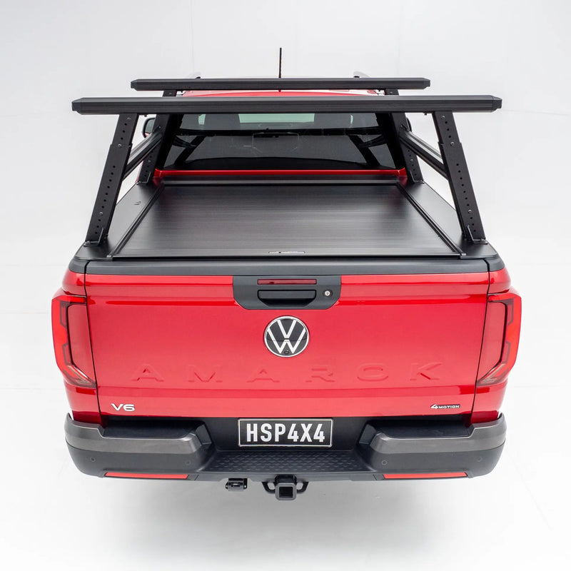 HSP Load Rack Pro Ladder Rack suits All New Volkswagen Amarok 2023+ – Fits Dual Cab Tub & Roll R Cover – Full Set (Front & Rear Legs + Joiner Bar) – 2510-LR2-S