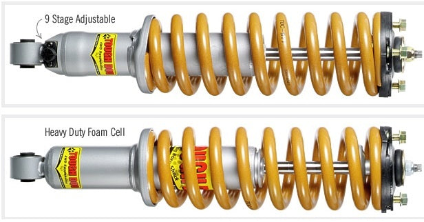 Tough Dog Front Lift Kit Assembled Struts - Suitable For Toyota Prado 95 Series