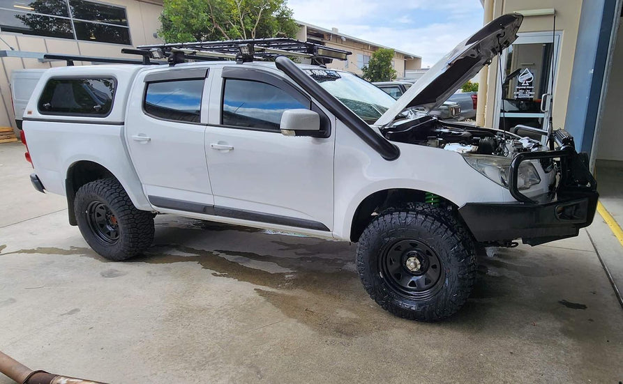 Holden RG Colorado/Trail Blazer 4" Stainless Steel Snorkel Kit (SHORT ENTRY)