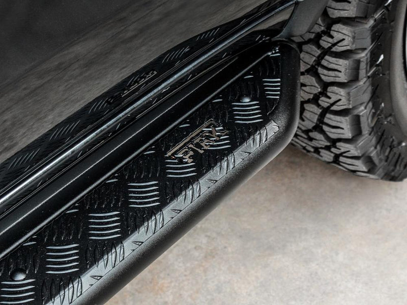 PIAK Black Side Steps for Toyota Fortuner GUN156R 2015-2018 | Heavy-Duty 4WD Steps