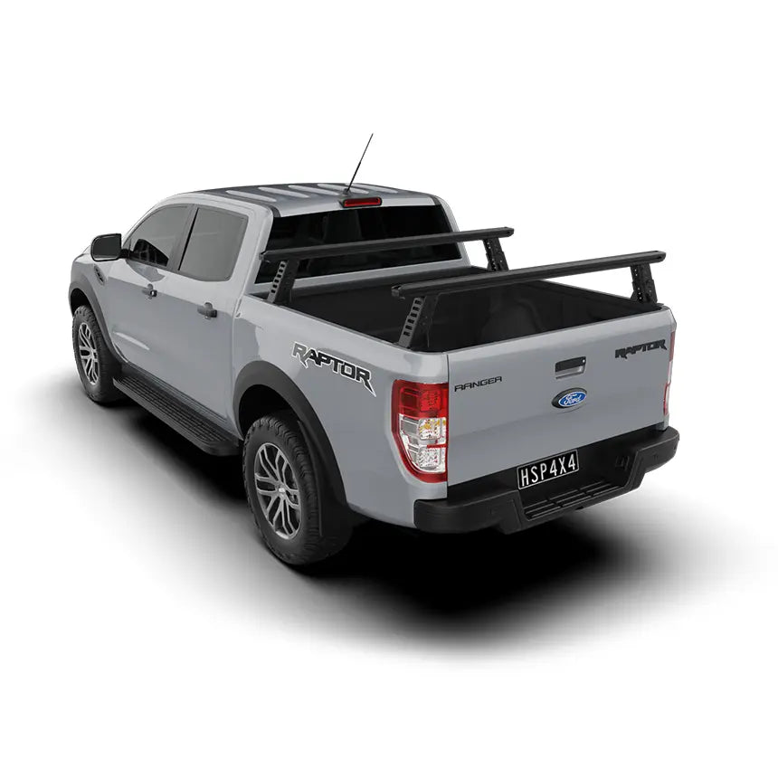 HSP Load Rack JNR Tub Rack Suits Ford Ranger/Raptor PX Fits Dual Cab Direct to Tub – Full Set (Front & Rear Legs) 2011–2022 1220-LJ1