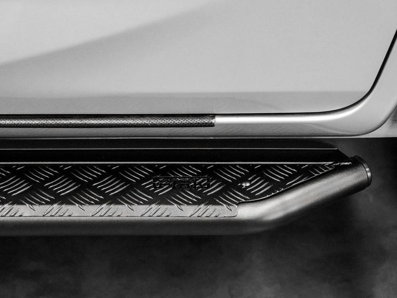 PIAK Black Side Steps Rail Compatible for Isuzu D-MAX 2020-2023 | Tough Off-Road 4WD Steps