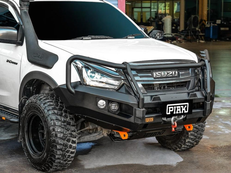 PIAK Elite 3-Loop Bull Bar for Isuzu D-Max (2016-2020) | Orange Recovery Points