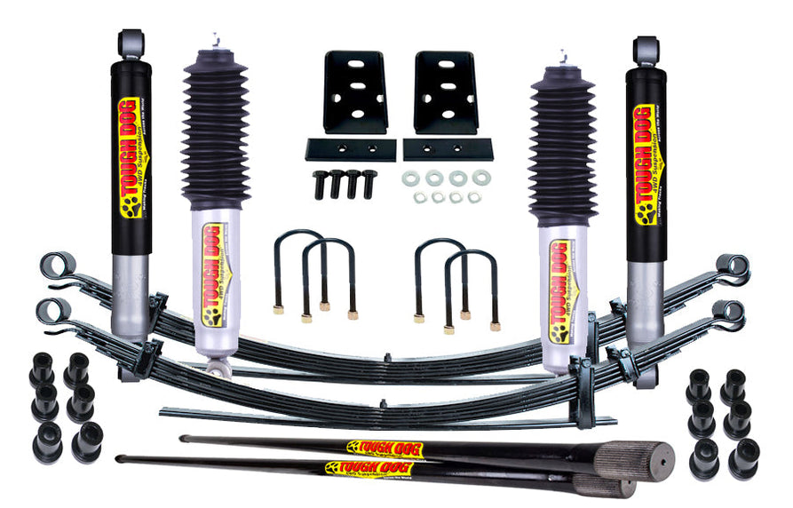 Tough Dog suspension kit for Nissan D22 Navara - torsion bars, shocks and rear leaf springs
