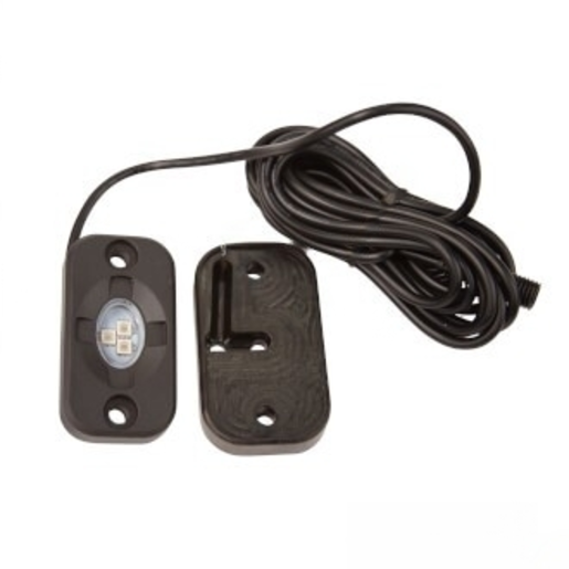 RoadVision LED RGB Rock Light RRGB1RL with Flat Rubber Mount for 4WD, Off-Road & Show Use
