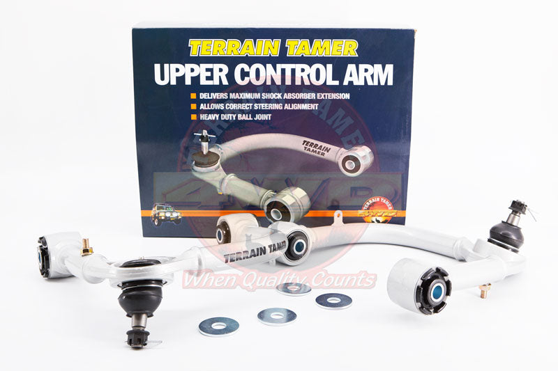 TT UPPER CONTROL ARMS L/H&R/H PAIR WITH GIRO BUSH 2" RAISED