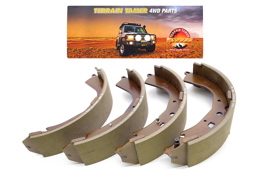 BRAKE SHOE KIT SUITABLE FOR WITH ABS & REAR DRUM BRAKE OS SPEC