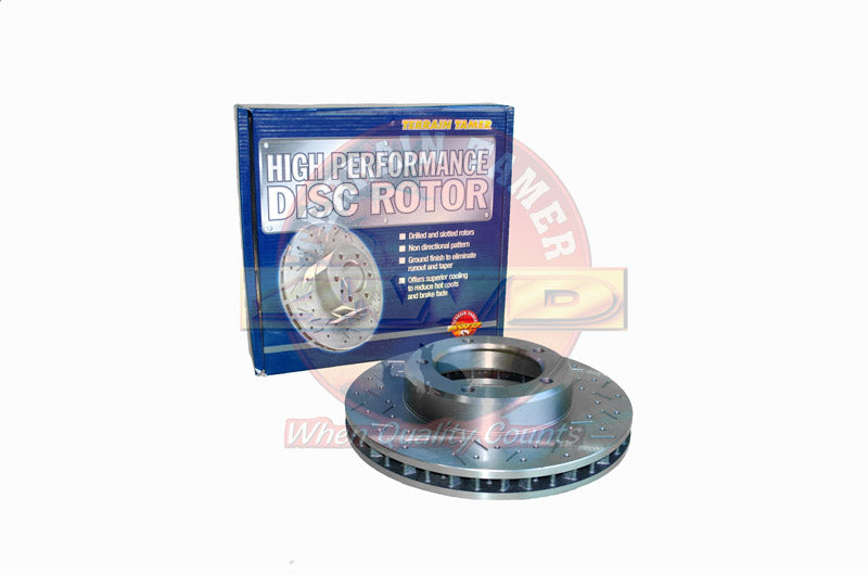 T/T DIMPLED & SLOTTED ROTOR FRONT