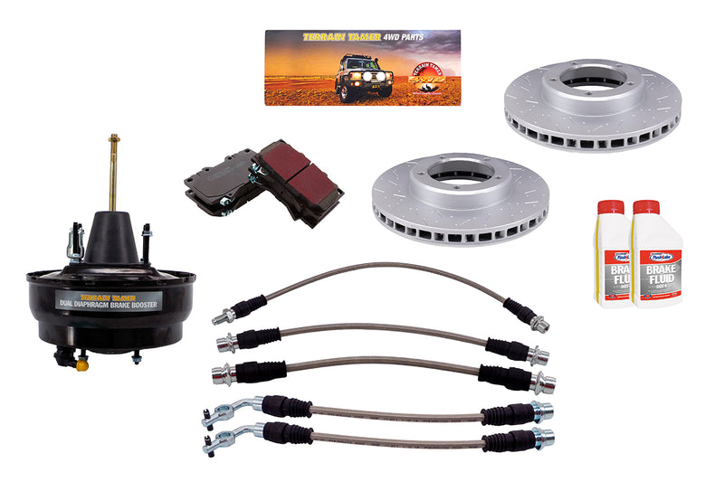 TT FORTIFIED BRAKE UPGRADE KIT DRUM REAR SUITABLE FOR ABS W/O VSC