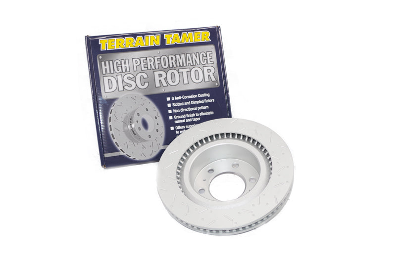 T/T SLOTTED & DIMPLED DISC ROTOR REAR