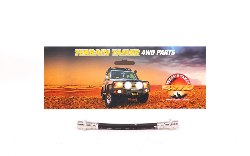 BRAKE HOSE FRONT CENTRE R/H RUBBER