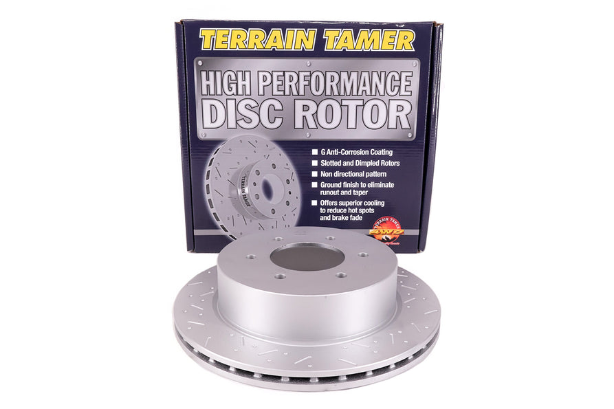 T/T DIMPLED & SLOTTED DISC ROTOR REAR