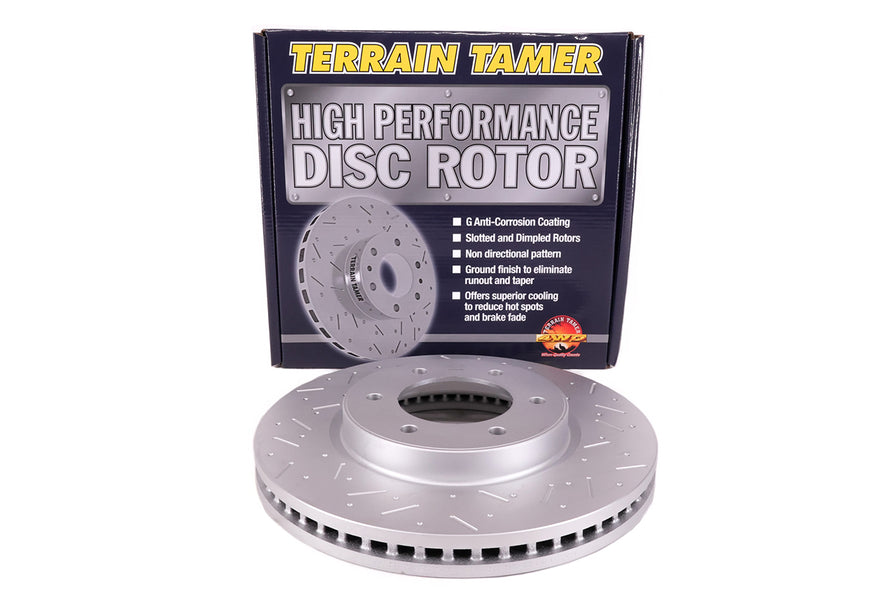 T/T DIMPLED & SLOTTED DISC ROTOR FRONT
