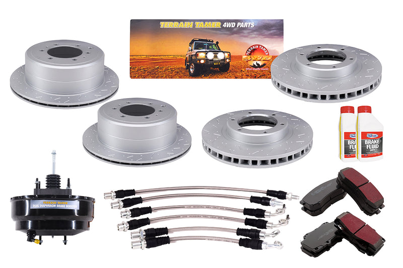 TT FORTIFIED BRAKE UPGRADE KIT NON ABS 2 BOLT MASTER CYL.