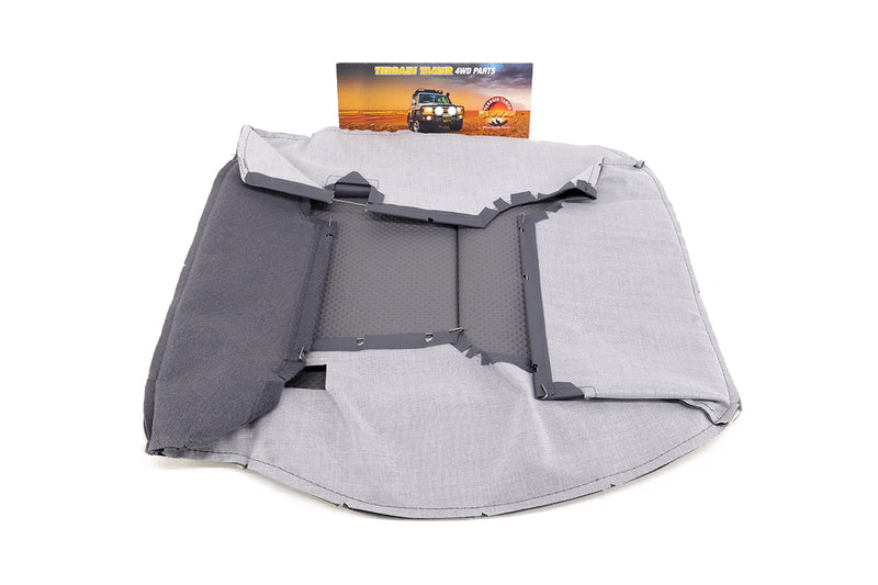 COVER FRONT SEAT CUSHION L/H SALTE GREY TRIM
