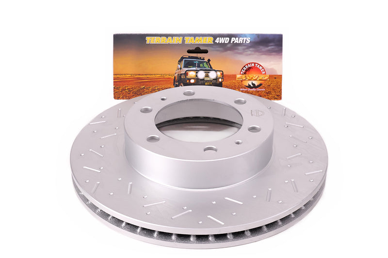T/T DIMPLED & SLOTTED DISC ROTOR FRONT