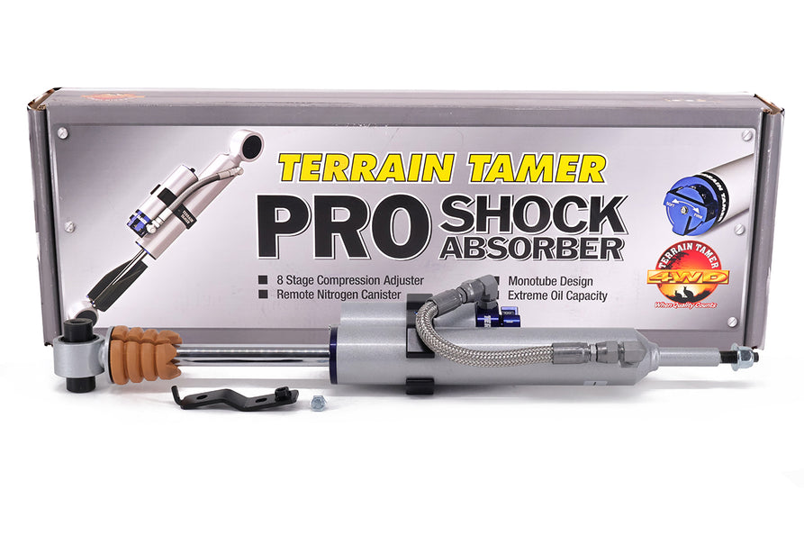 SHOCK ABSORBER REAR PAIR REMOTE RES 8 STAGE ADJ 35-40MM LIFT