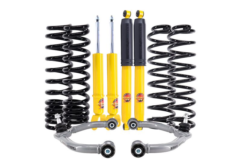 SUSP.KIT INC SHOCKS COIL SPRINGS & UPPER CONTROL ARMS